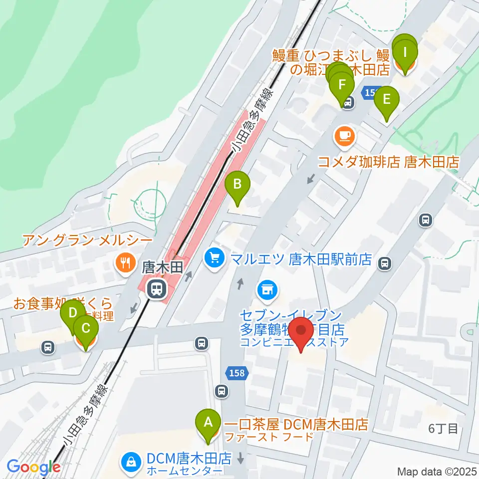 STUDIO MARK周辺のファミレス・ファーストフード一覧地図
