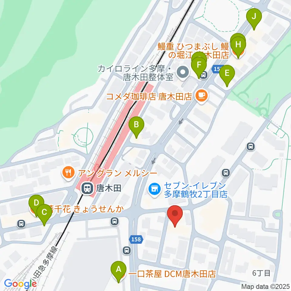 STUDIO MARK周辺のファミレス・ファーストフード一覧地図