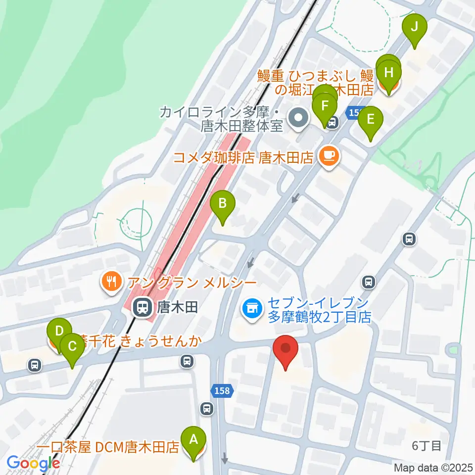 STUDIO MARK周辺のファミレス・ファーストフード一覧地図