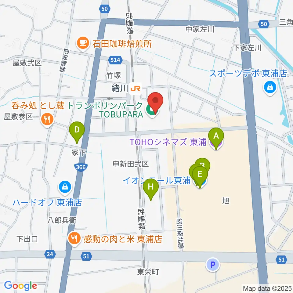 サウンドメイトマツイシ周辺のファミレス・ファーストフード一覧地図