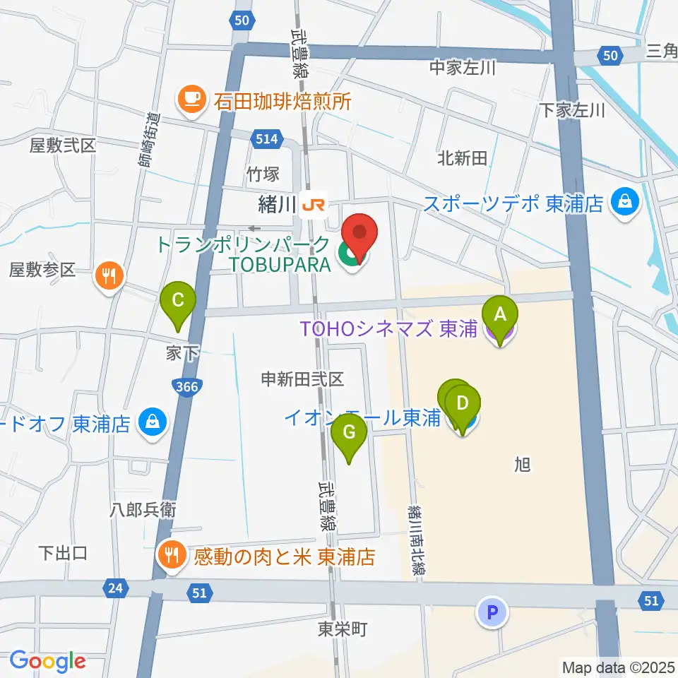 サウンドメイトマツイシ周辺のファミレス・ファーストフード一覧地図