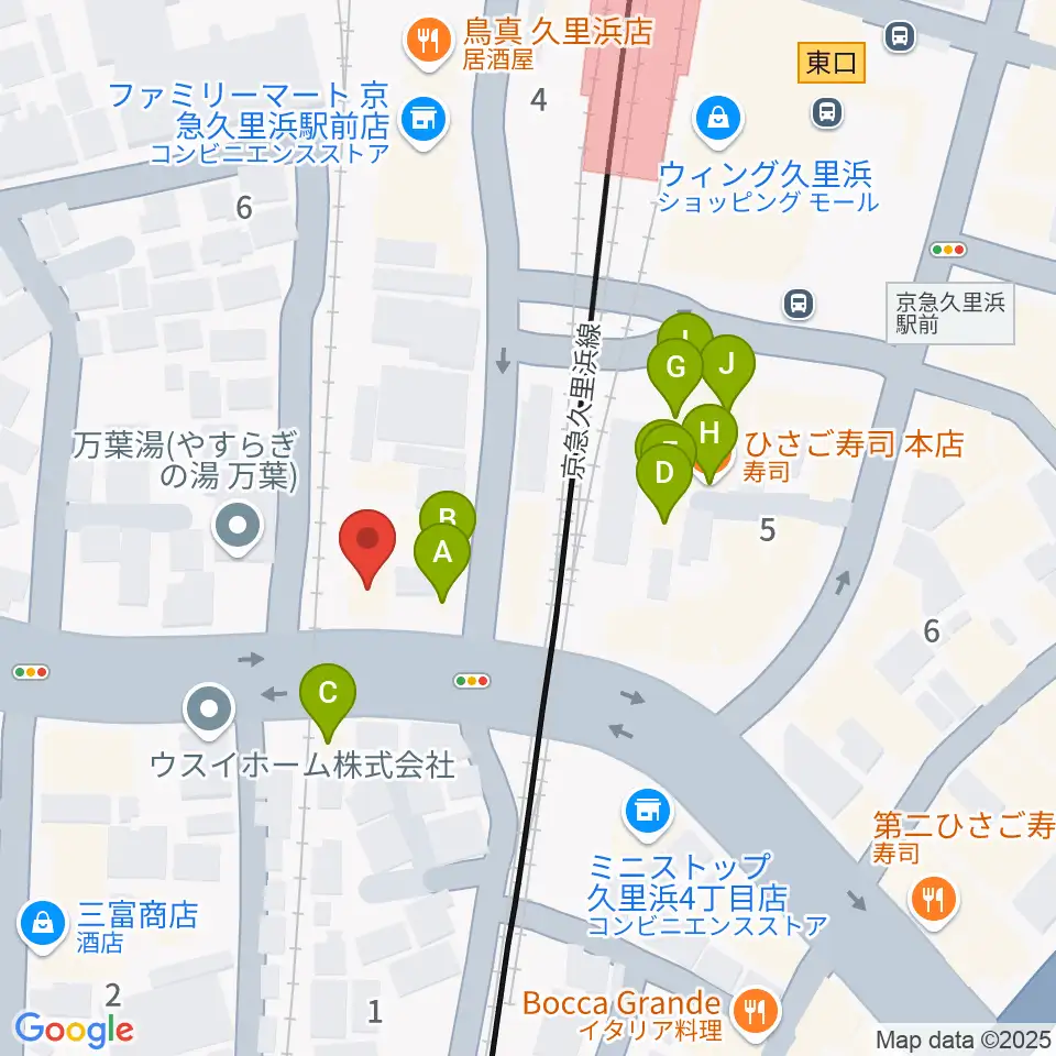 AP2アプローチスタジオ周辺のファミレス・ファーストフード一覧地図