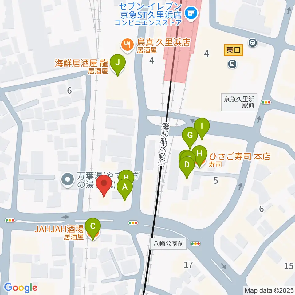 AP2アプローチスタジオ周辺のファミレス・ファーストフード一覧地図