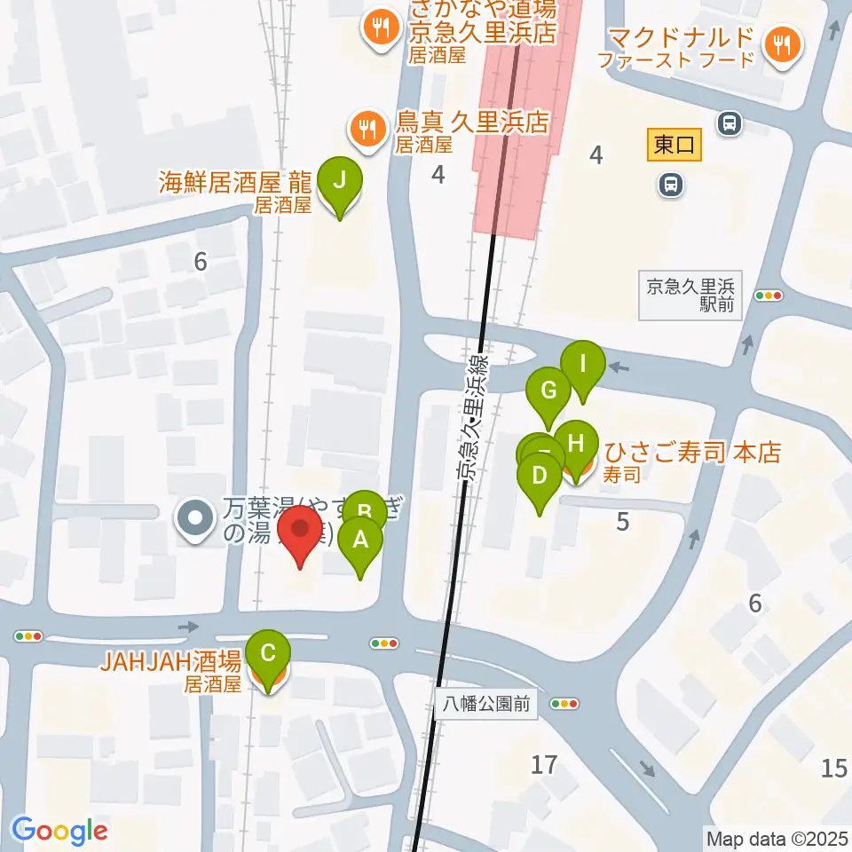 AP2アプローチスタジオ周辺のファミレス・ファーストフード一覧地図