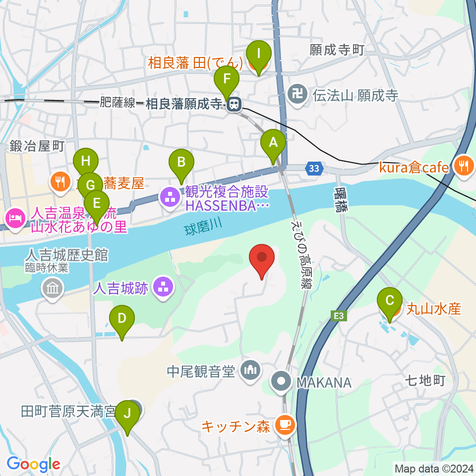 DOTs SOUND周辺のファミレス・ファーストフード一覧地図