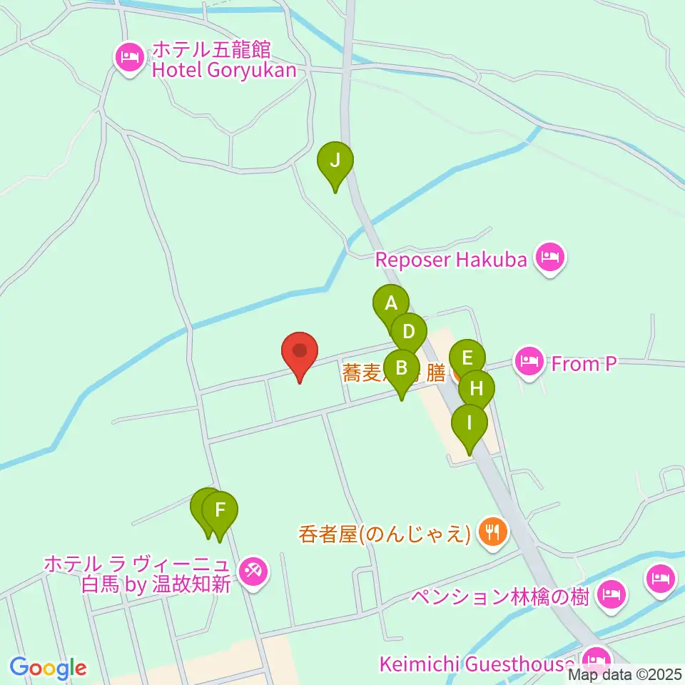 エルマージョ周辺のファミレス・ファーストフード一覧地図