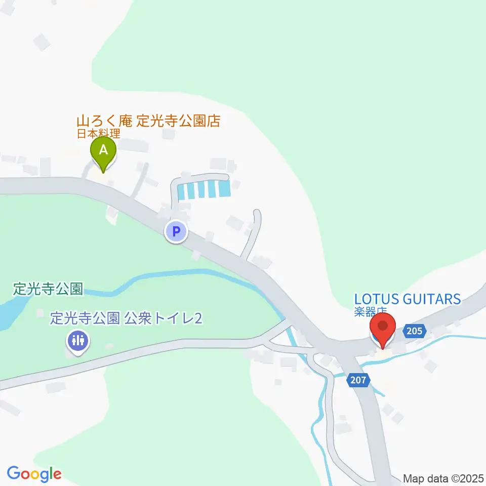 LOTUS GUITARS周辺のファミレス・ファーストフード一覧地図