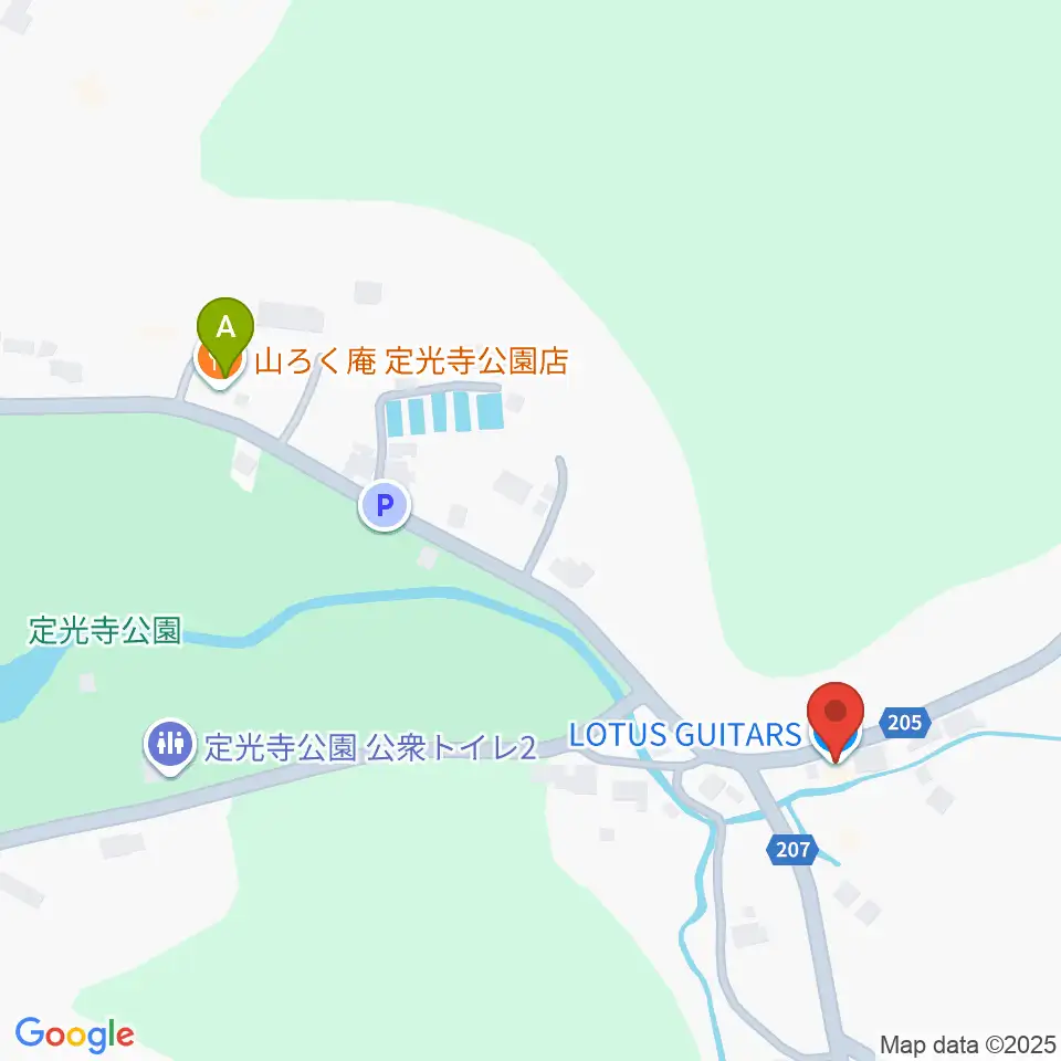 LOTUS GUITARS周辺のファミレス・ファーストフード一覧地図