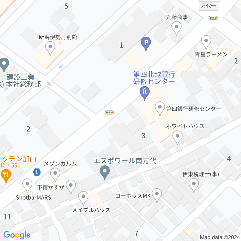 島村楽器 新潟ビルボードプレイス店 周辺のファミレス・ファーストフード一覧地図
