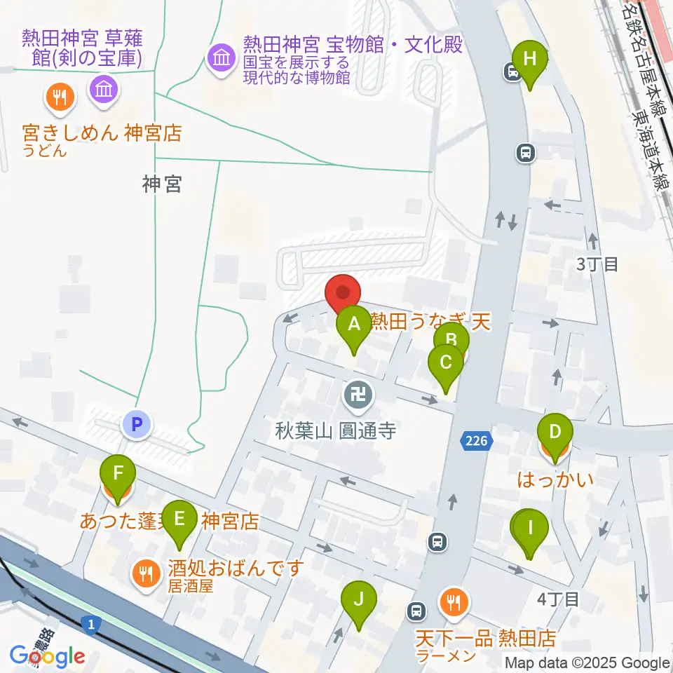 バルドン・フィルステージ周辺のファミレス・ファーストフード一覧地図