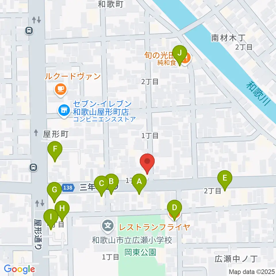 ヤスムラビクトロン周辺のファミレス・ファーストフード一覧地図