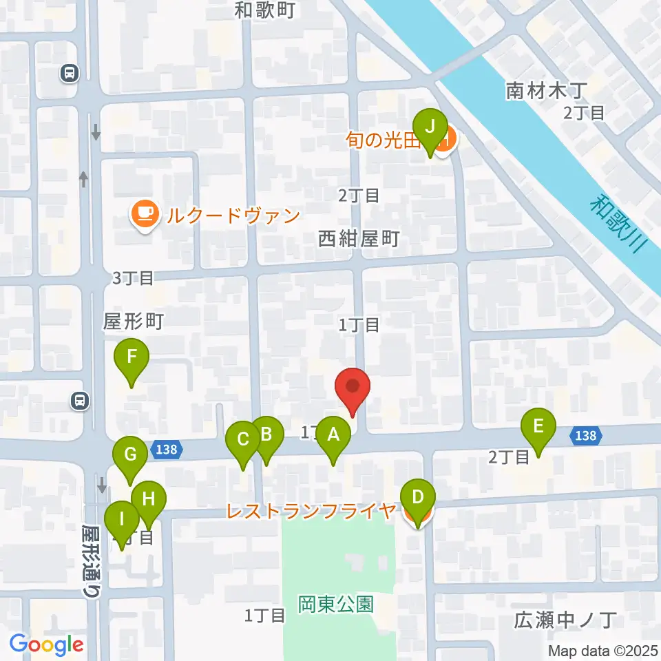 ヤスムラビクトロン周辺のファミレス・ファーストフード一覧地図