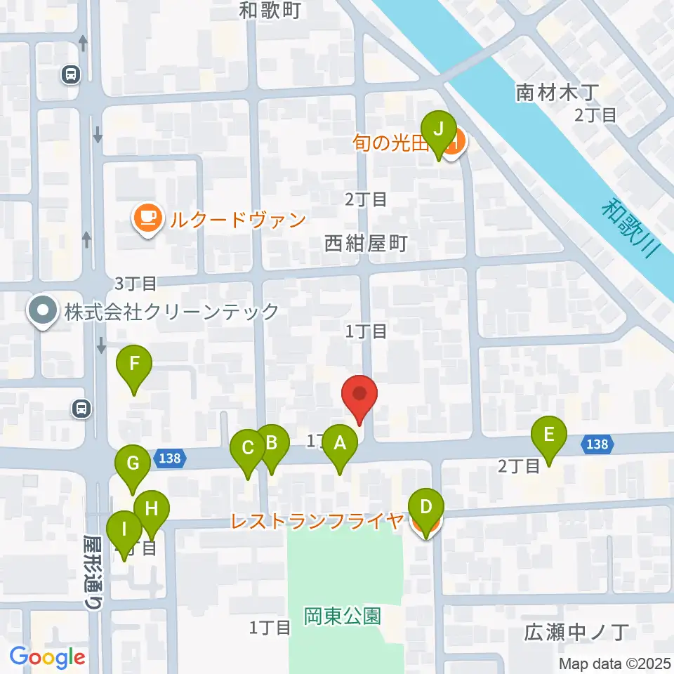 ヤスムラビクトロン周辺のファミレス・ファーストフード一覧地図