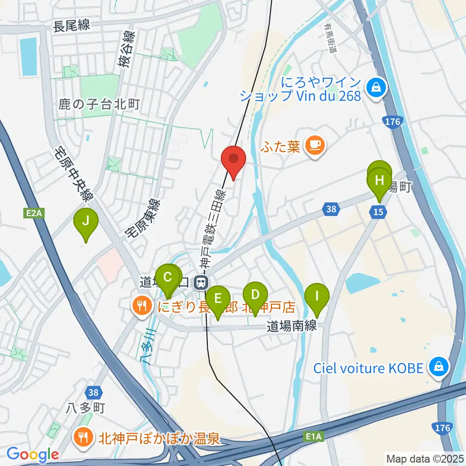 有限会社ピアノ技研周辺のファミレス・ファーストフード一覧地図
