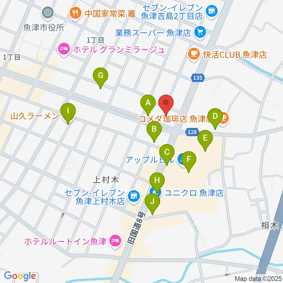開進堂楽器 MPC新川周辺のファミレス・ファーストフード一覧地図