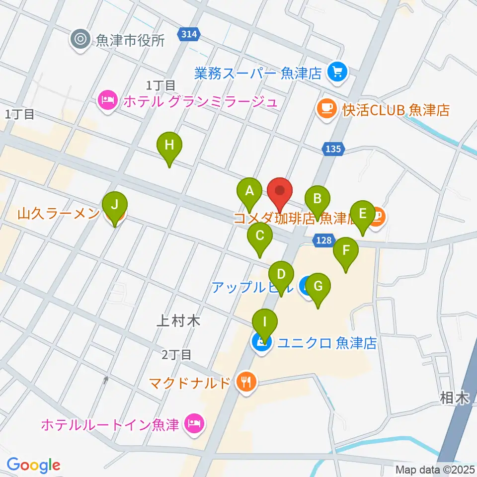 開進堂楽器 MPC新川周辺のファミレス・ファーストフード一覧地図