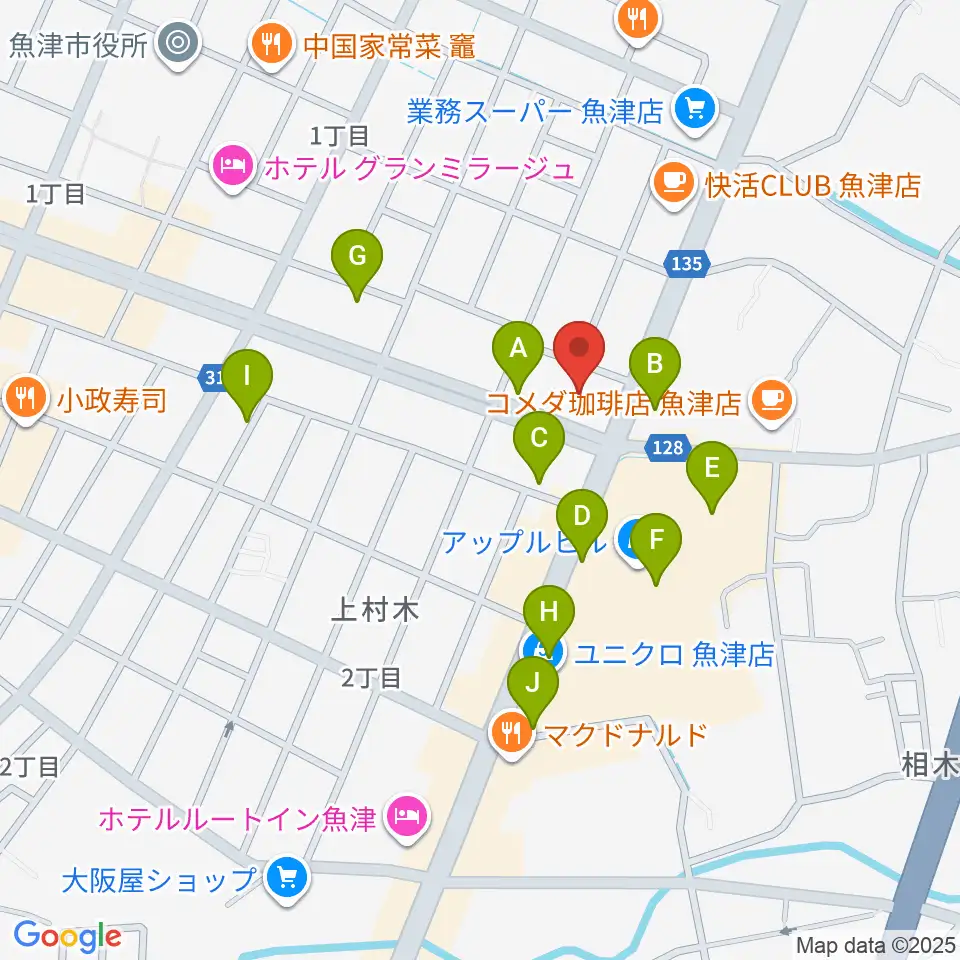 開進堂楽器 MPC新川周辺のファミレス・ファーストフード一覧地図