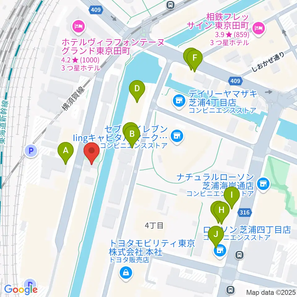 広野音楽教室周辺のファミレス・ファーストフード一覧地図