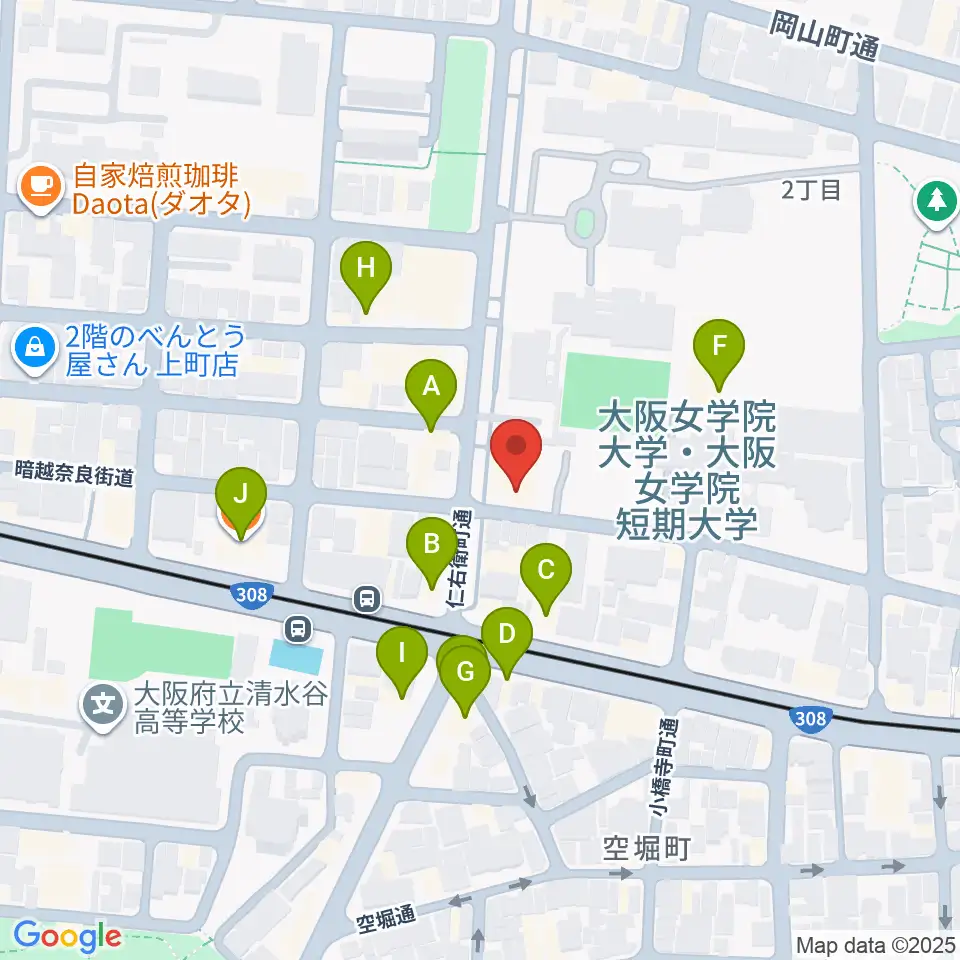 パックスアーレン株式会社周辺のファミレス・ファーストフード一覧地図