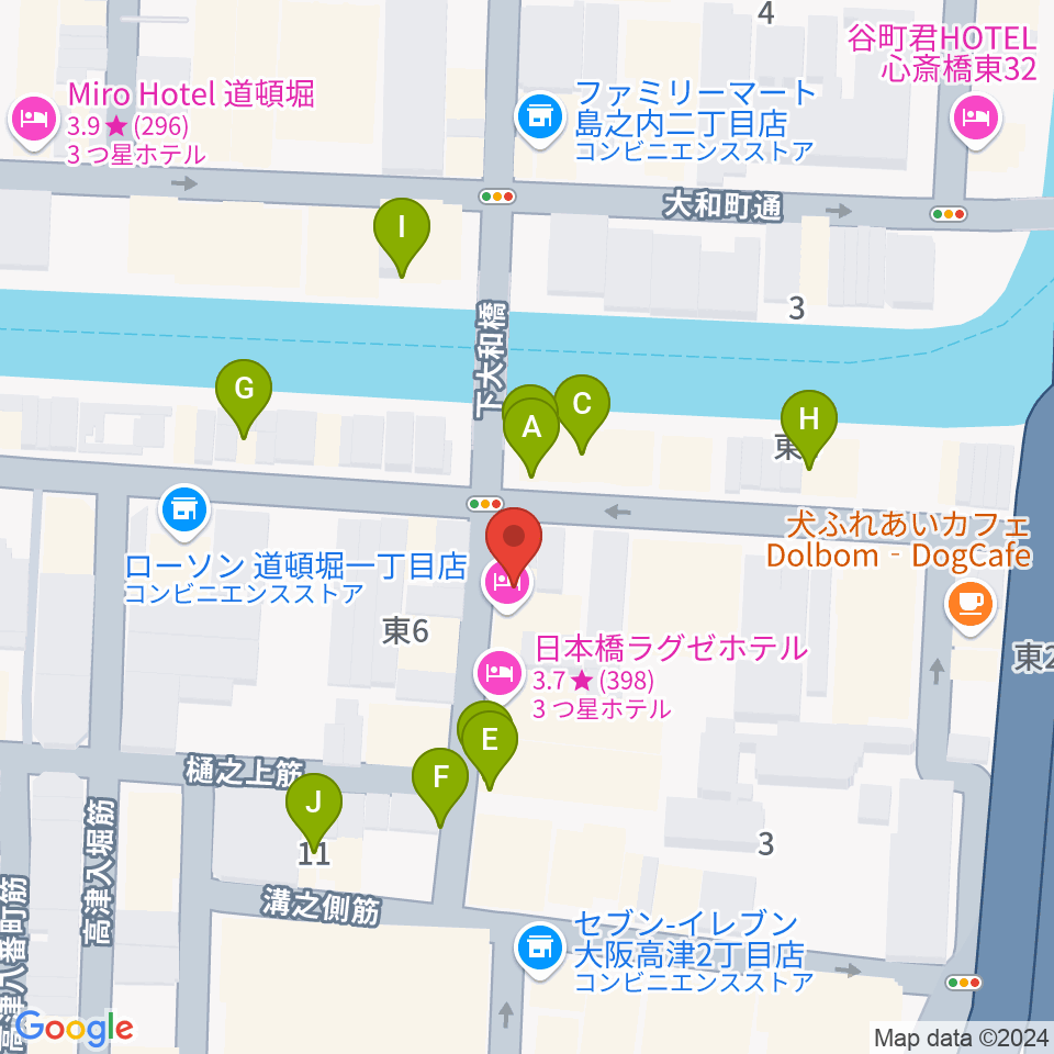 JAM`s Factory周辺のファミレス・ファーストフード一覧地図