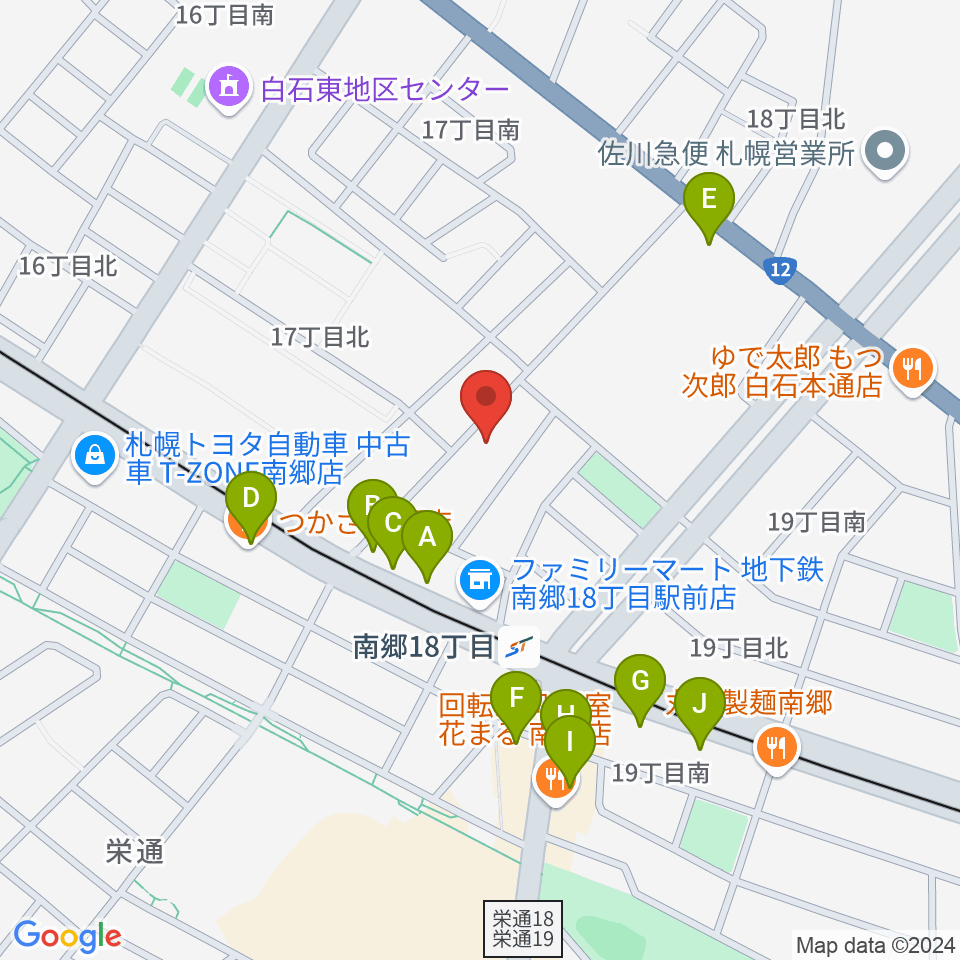 未来＆みきサークル周辺のファミレス・ファーストフード一覧地図