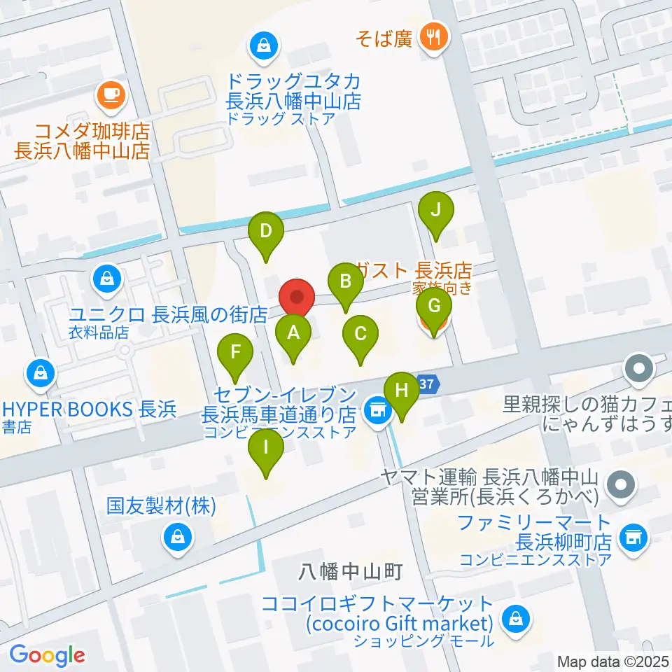 イケダ光音堂周辺のファミレス・ファーストフード一覧地図