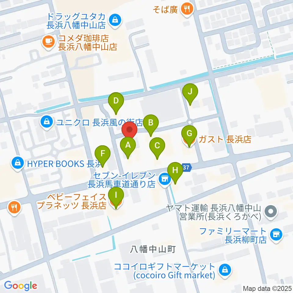 イケダ光音堂周辺のファミレス・ファーストフード一覧地図