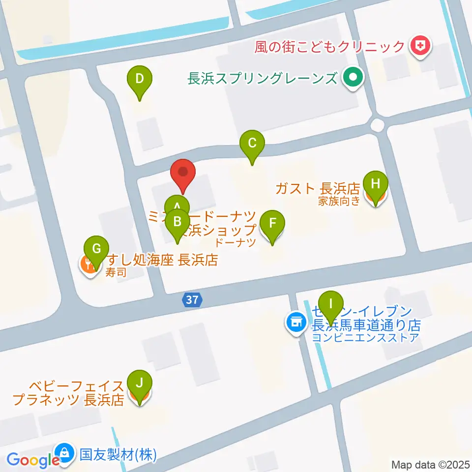 イケダ光音堂周辺のファミレス・ファーストフード一覧地図