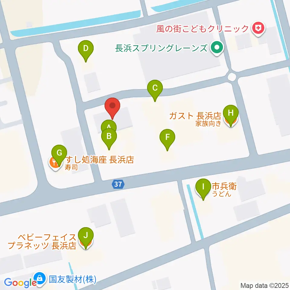 イケダ光音堂周辺のファミレス・ファーストフード一覧地図