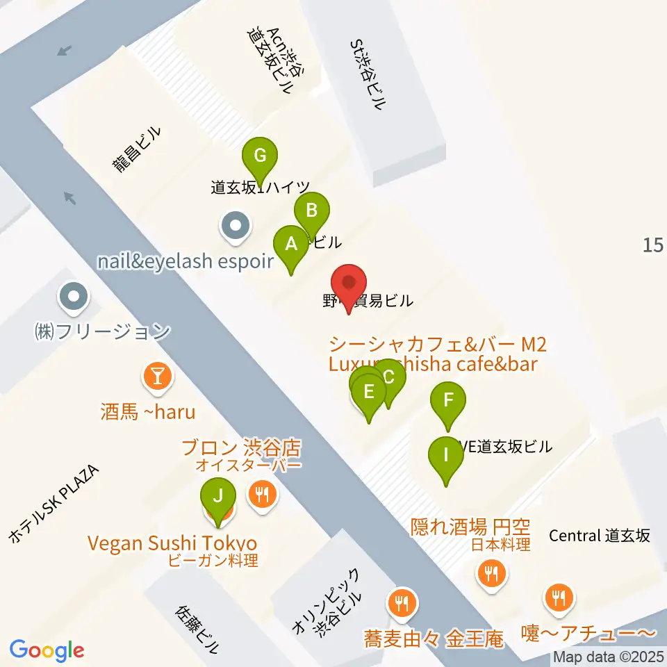ノナカ・パーカッションギャラリー周辺のファミレス・ファーストフード一覧地図