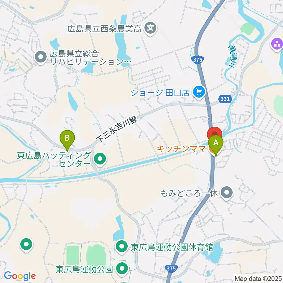 Music Pro Shop SESSION周辺のファミレス・ファーストフード一覧地図