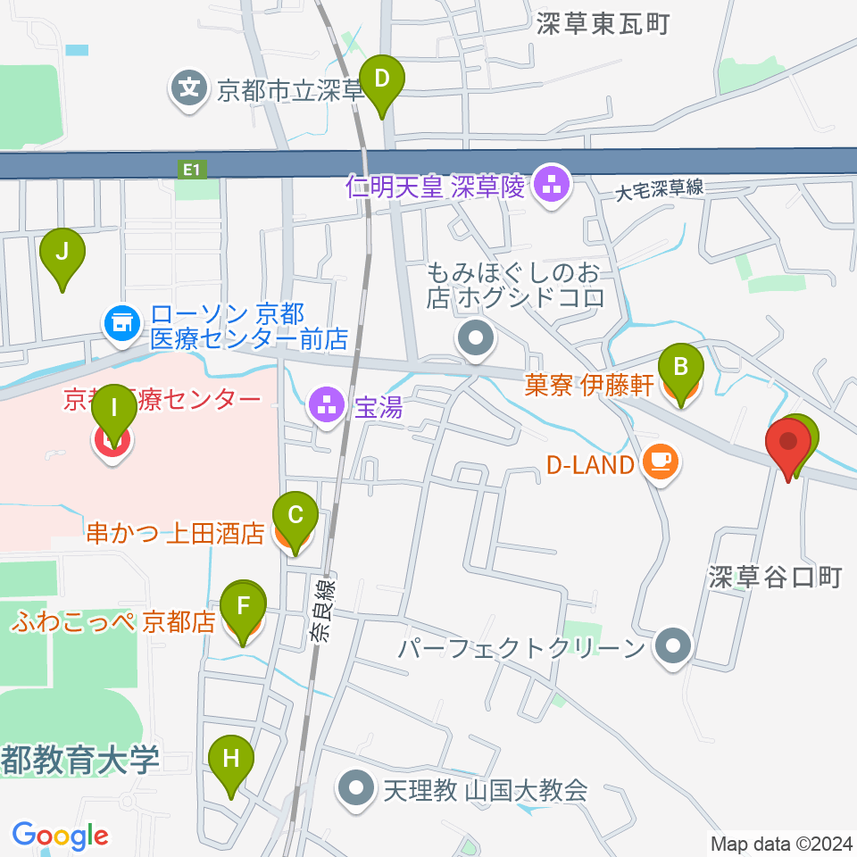 ぴあの屋ドットコム周辺のファミレス・ファーストフード一覧地図