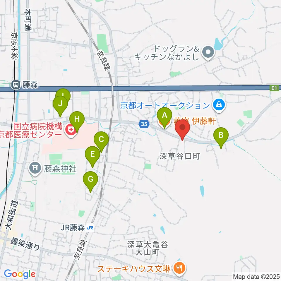 ぴあの屋ドットコム周辺のファミレス・ファーストフード一覧地図