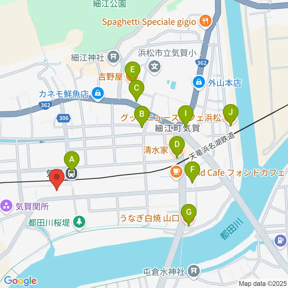 みをつくし文化センター周辺のファミレス・ファーストフード一覧地図