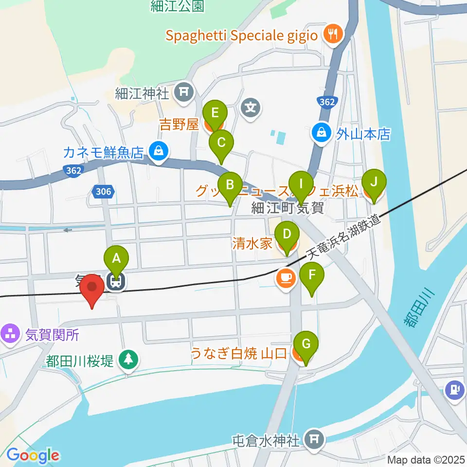 みをつくし文化センター周辺のファミレス・ファーストフード一覧地図