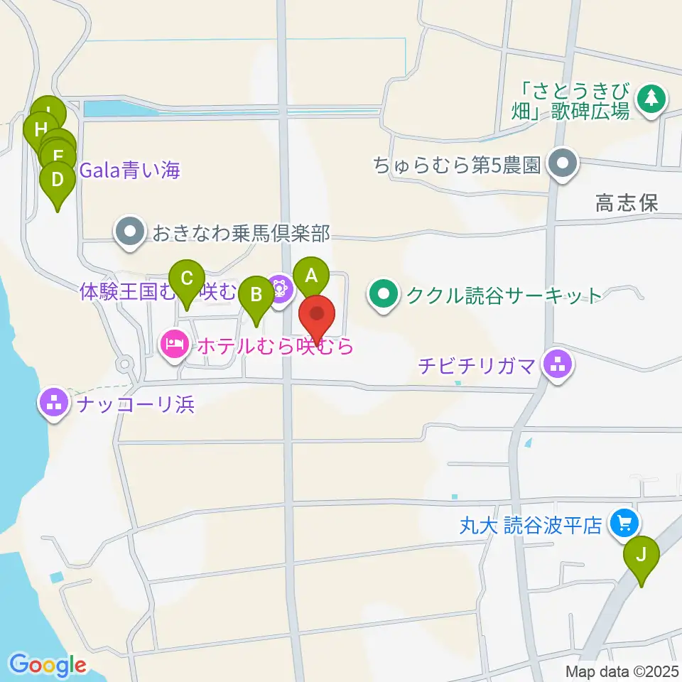 三線工房まちだ屋周辺のファミレス・ファーストフード一覧地図