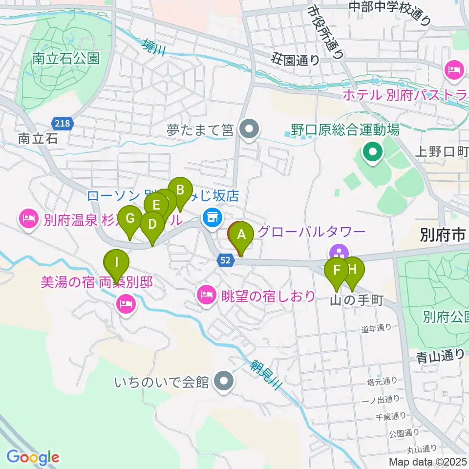 サンシティー音楽院周辺のファミレス・ファーストフード一覧地図