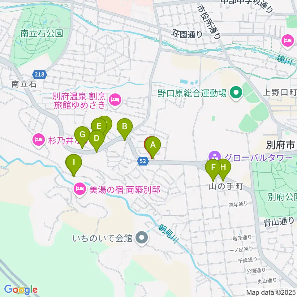 サンシティー音楽院周辺のファミレス・ファーストフード一覧地図