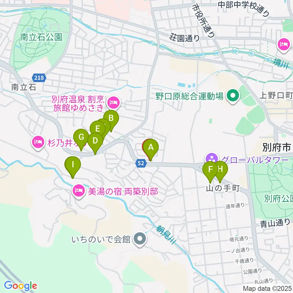 サンシティー音楽院周辺のファミレス・ファーストフード一覧地図