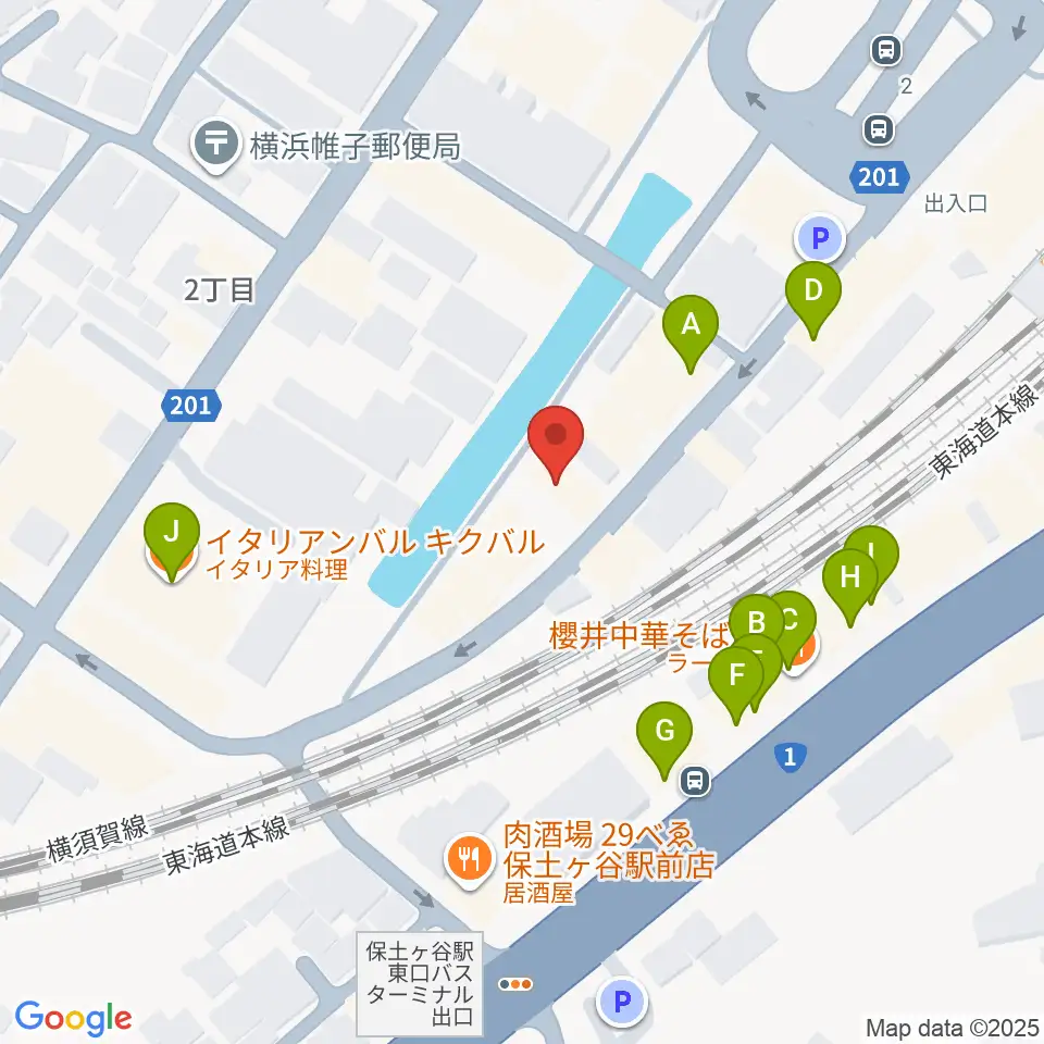 泉ギター教室周辺のファミレス・ファーストフード一覧地図