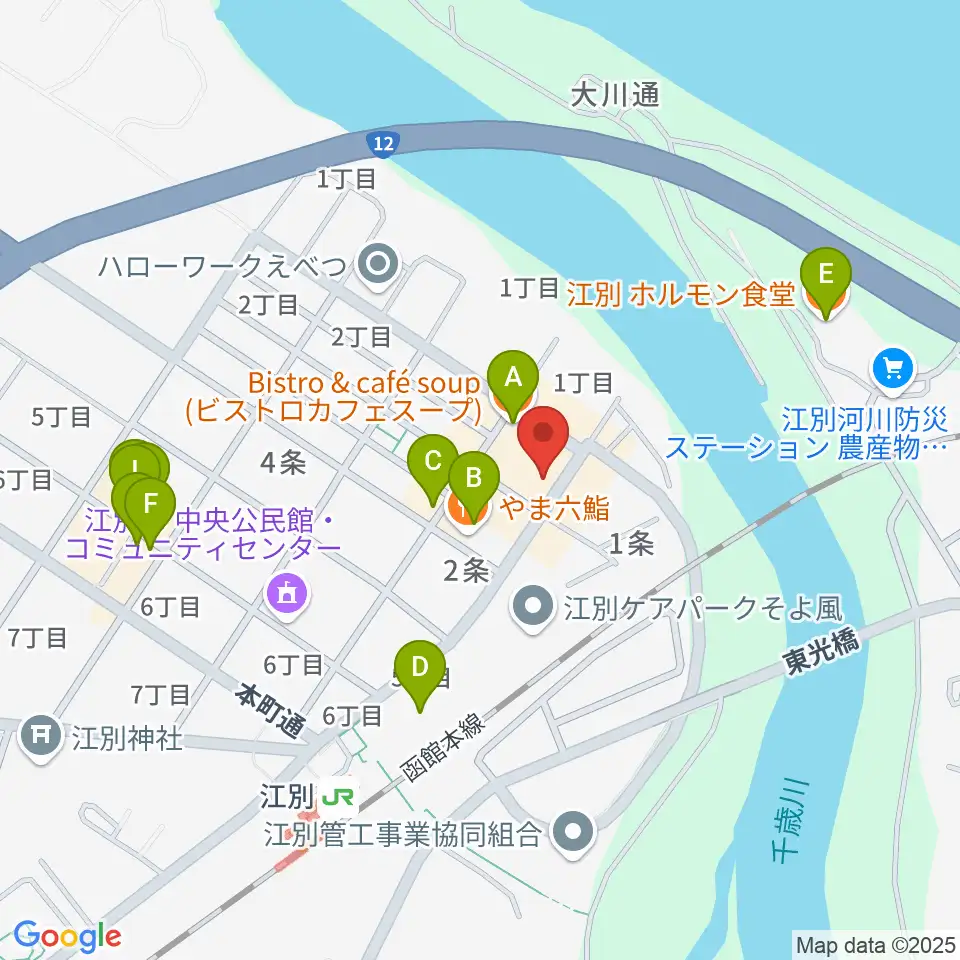 ドラマシアターども周辺のファミレス・ファーストフード一覧地図