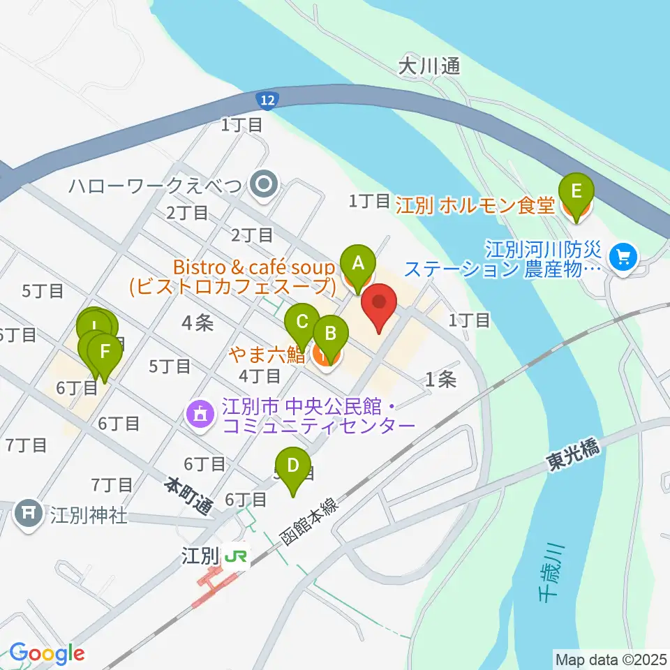 ドラマシアターども周辺のファミレス・ファーストフード一覧地図