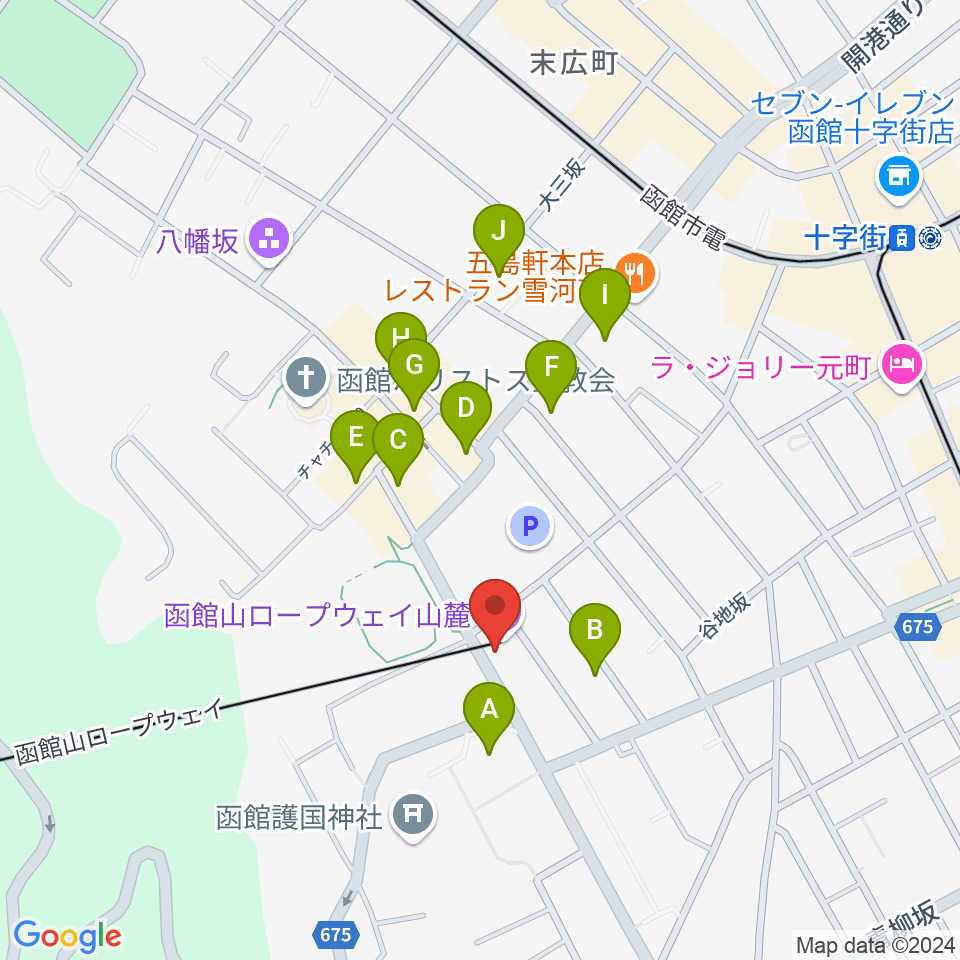 FMいるか周辺のファミレス・ファーストフード一覧地図