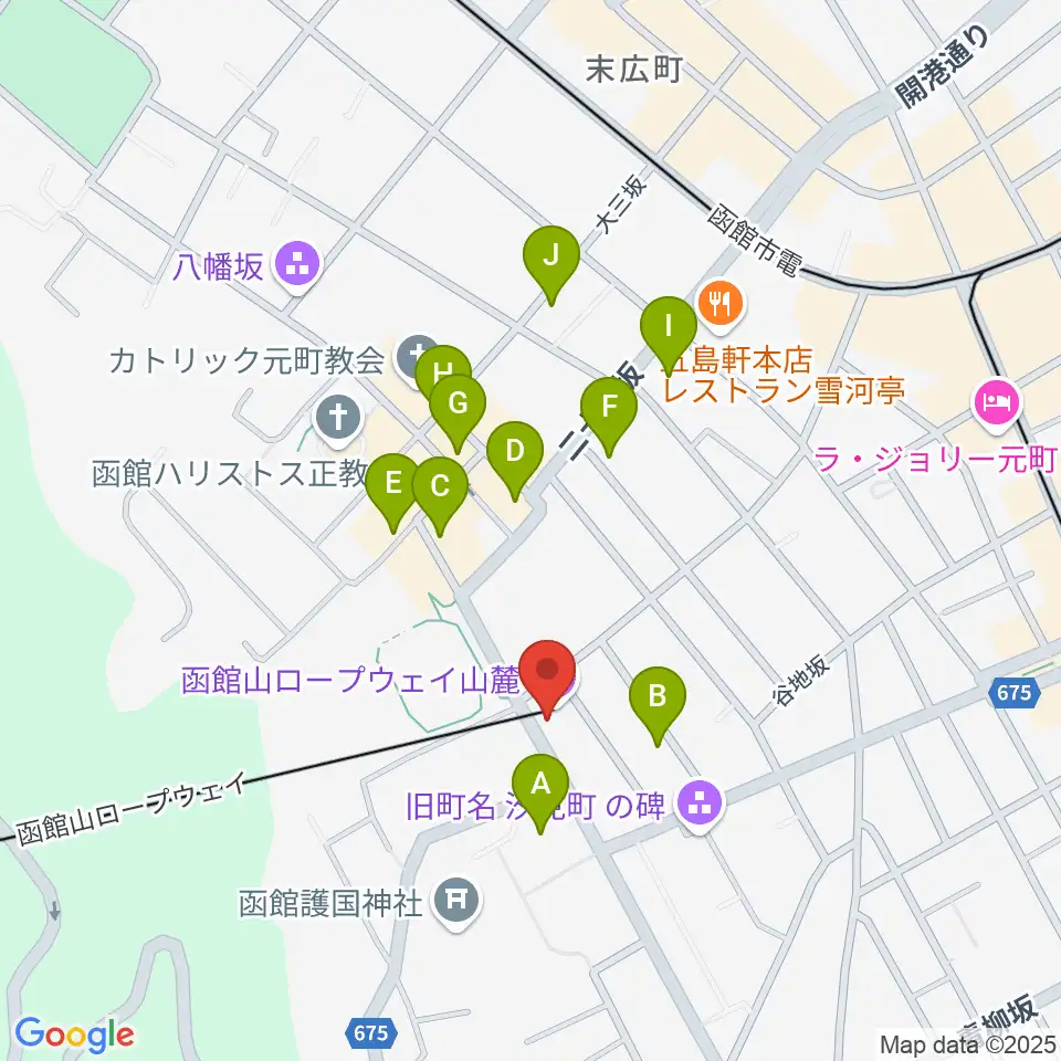 FMいるか周辺のファミレス・ファーストフード一覧地図