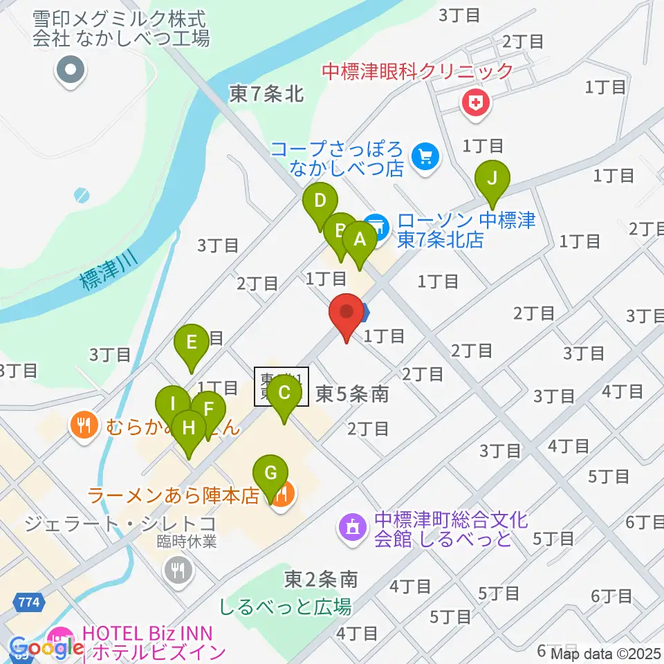 FMはな周辺のファミレス・ファーストフード一覧地図