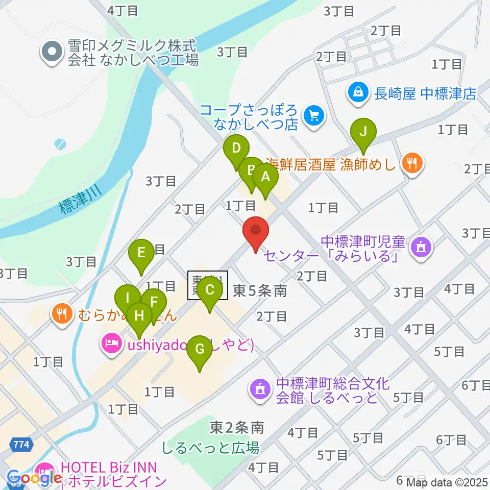 FMはな周辺のファミレス・ファーストフード一覧地図