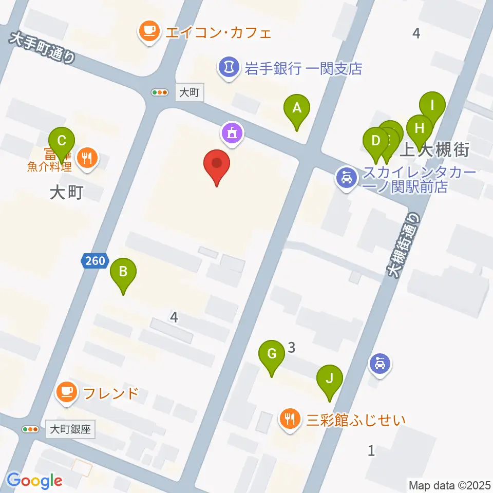 FMあすも周辺のファミレス・ファーストフード一覧地図