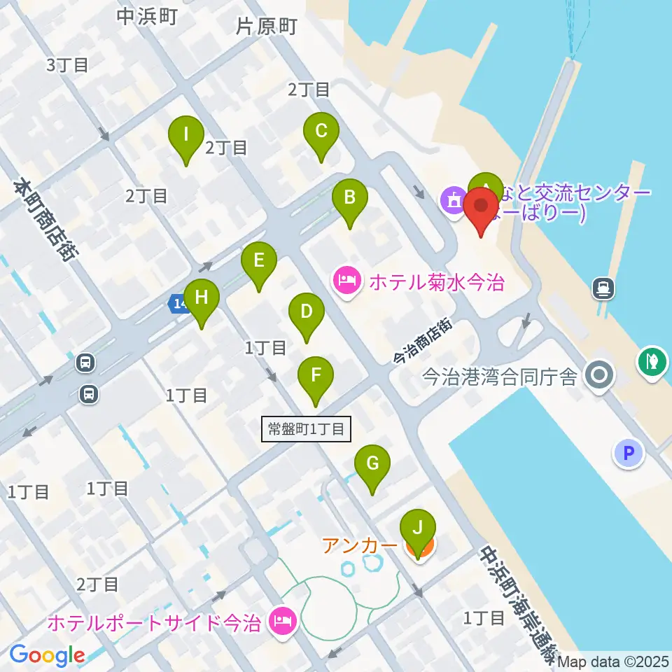FMラヂオバリバリ周辺のファミレス・ファーストフード一覧地図