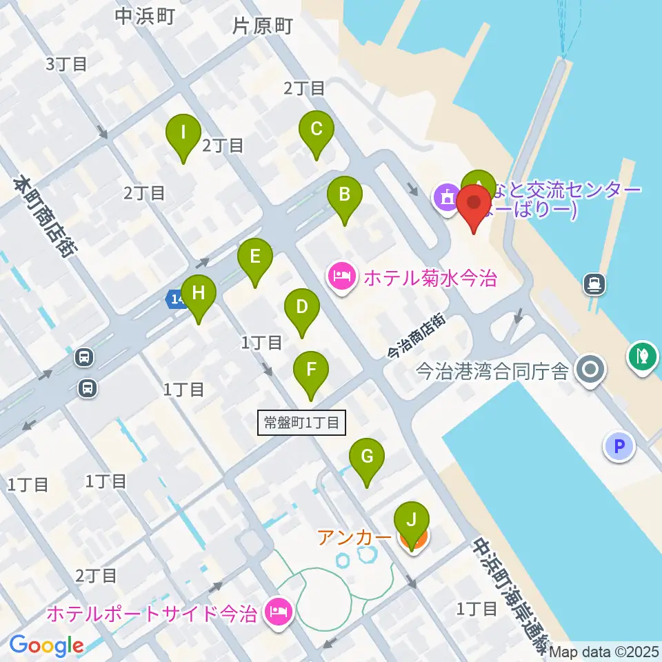 FMラヂオバリバリ周辺のファミレス・ファーストフード一覧地図
