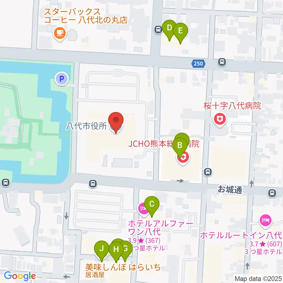 Kappa FM周辺のファミレス・ファーストフード一覧地図